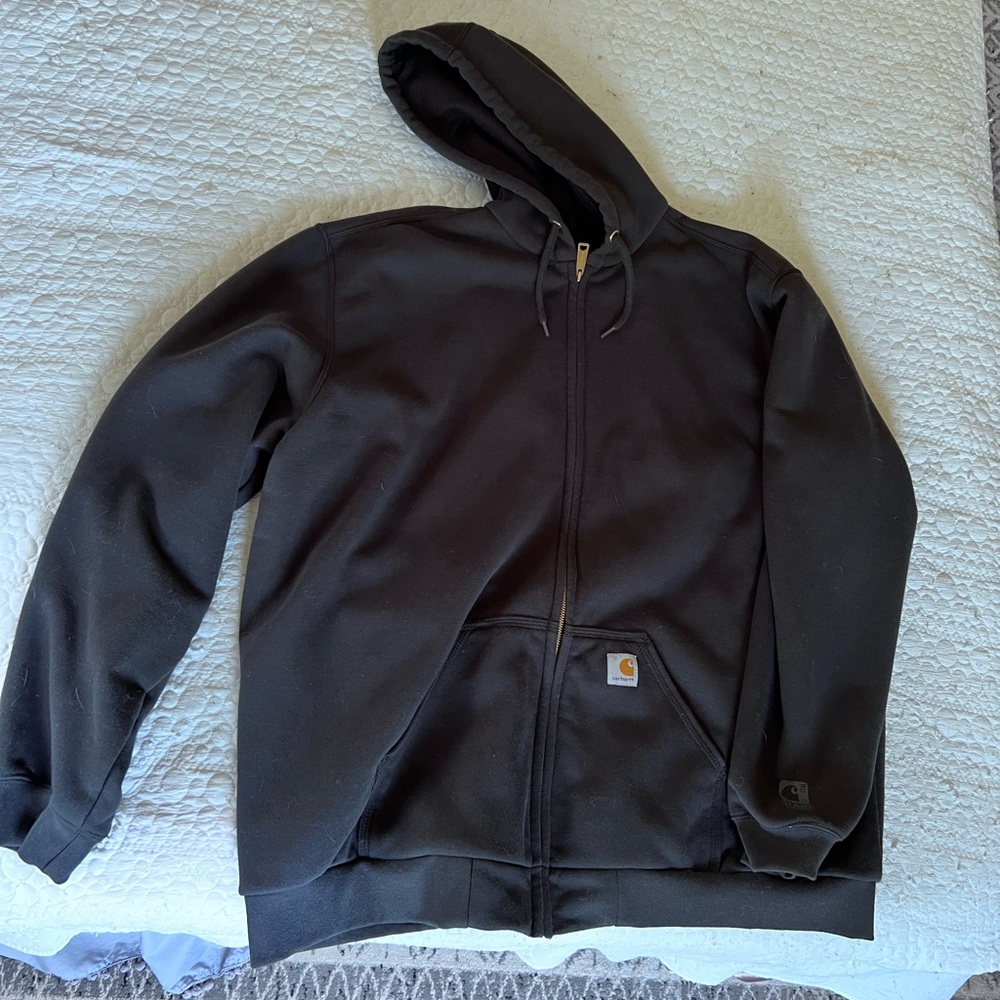 Carhartt Men's Dark Gray Hooded Jacket